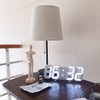 LED Digital Wall Clock Alarm USB Date Temperature Table Desktop