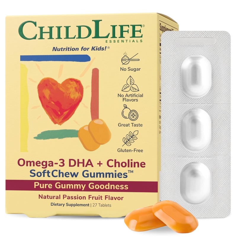 Childlife Essentials | Omega-3 Dha + Choline Softchew Gummies® |