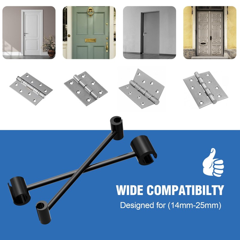 2 Pcs Hinges Gap Adjusting Wrench,14-25 mm Door Hinge Adjustment