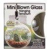 Mini Blown Glass Hanging Terrarium-