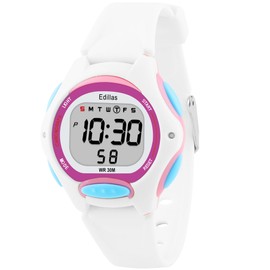 Edillas Kids Watch Digital for Girls Boys, Children Waterproof Wristwatches Multi-Functional with LED Backlight Alarm/Stopwatch for Kids Student Ages 4-13