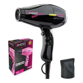 Secadora De Cabello Profesional Timco Turmalina Cerámica  Iones Con Boquilla HP-3900 Color Negro                                                      