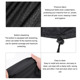 Ice Maker Dust Cover, Ice Maker Cover, Secure Fit for Small Household Appliances