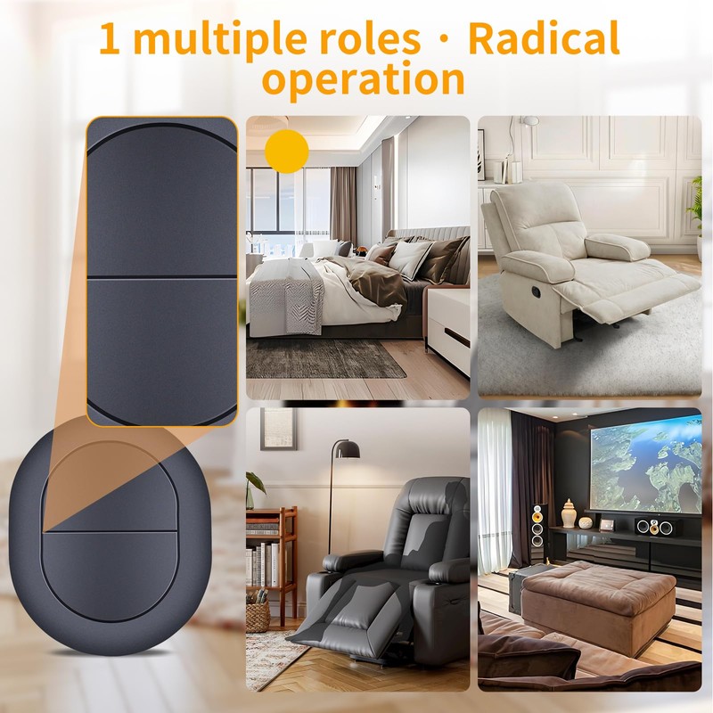 WDZP 2 Button 5 Pin Plug Electric Lift Chair Remote