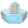 Children's 1.2m Basketball Pool Big Safe Foldable Blue Kids Indoor