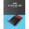 Coach NWT Coach Zip Card Case With Tiger Print HONEY/BLACK-MU