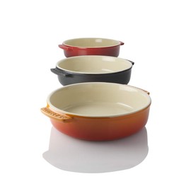 Le Creuset Stoneware Tapas Dish, 14 cm, Volcanic Orange, 72102140900001