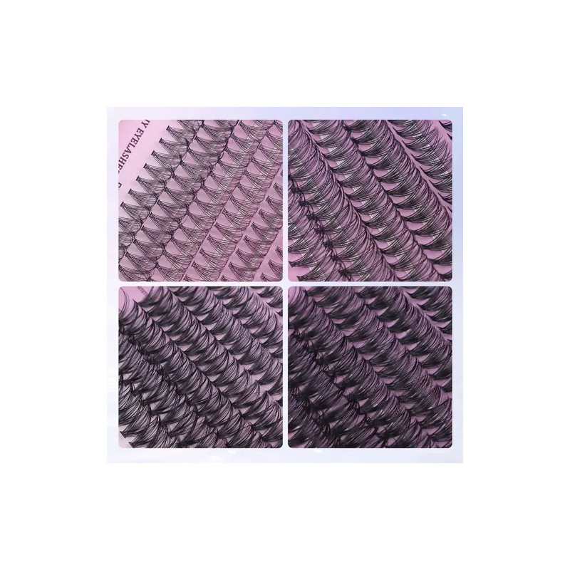 Kit Pestañas Maquillaje Diy Extension 8-16mm 10d20d30d40d