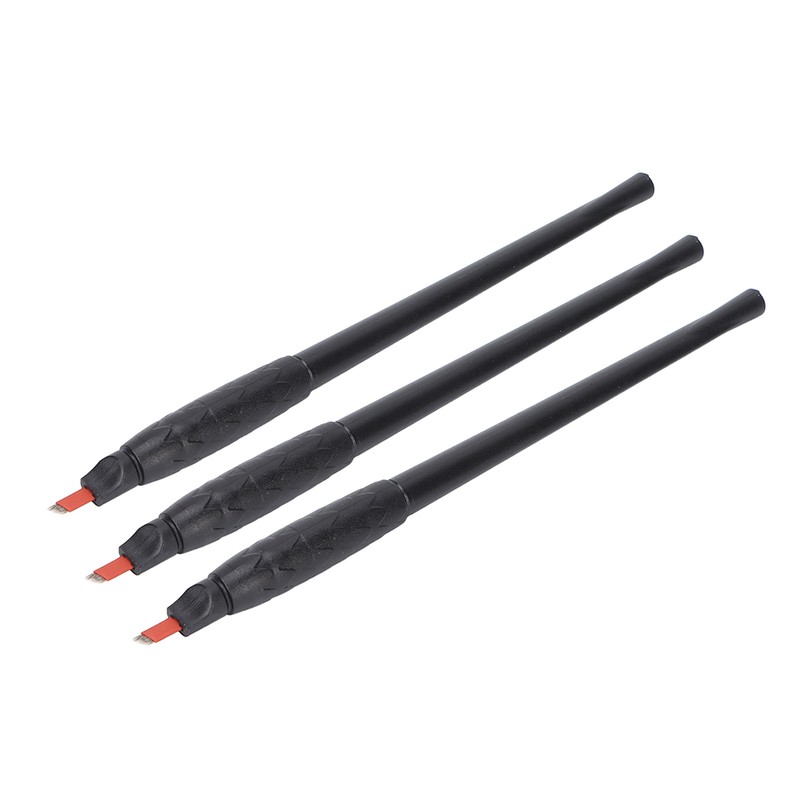 10pcs 12F Microblading Pen Home Salon Ergonomic Disposable Manual Eyebrow