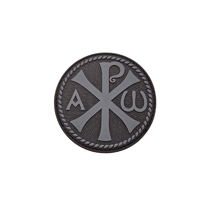 Chi Rho Jesus Christ Symbol Tactical PVC Patch Compatible with