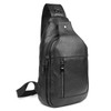 Polare Cowhide Leather Waterproof Casual Daypack Anti Theft Sling Shoulder