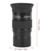 Plossl 25mm Eyepiece Multilayer Wideband Coating 1.25inches Metal Monocular Accessory