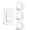 KCMYTONER Remote Control Outlet Plug,1 Remote Switch 3 Outlet Plugs,Wireless