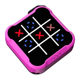 Tic Tac Toe Bolt Game, Handheld Electric Puzzle Board Console for Educational and Memory Growth, Gift Ideal for Kids and Adults' Birthday, Portable Travel Games for Car Ride