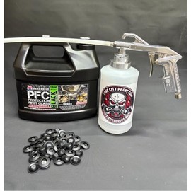 Gal. PFC Black, Semi Pro Undercoating Gun, 1 Wand, 1 W Qt. Bottle, and 50 Rust Plugs