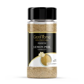 GranAroma Lemon Peel Granules, Versatile Seasoning, Teas, Dressings (3.6 Ounce)