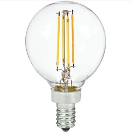 Green Creative 98451 Vintage LED G16.5 Globe 4W - 40W Equiv. 2700K Warm White