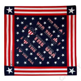Unbranded I Love USA Bandana / I Love USA Flag Bandannas