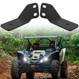 Nilight Light Bar UTV Front Side A Pillar Hood Mounting Brackets for LED Pods Compatible with Yamaha YXZ 1000R 2016 2017 2018 2019 2020 2021 2022 2023 2024