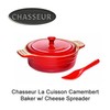 Chasseur La Cuisson Camembert Baker with Cheese Spreader, Blue