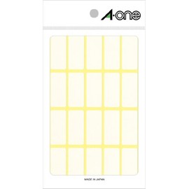 エーワン フリーラベル 20面 15シート 06004