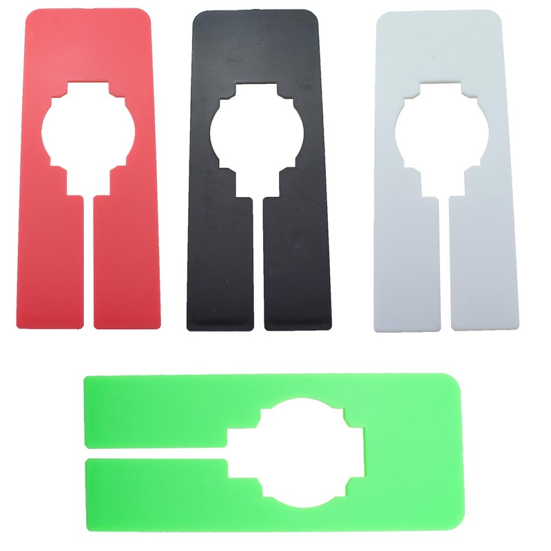 TAODAN 16PCS 12.6x5cm Wardrobe Dividers Square Plastic Divider Plate Clothes