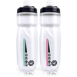 Gatol Amfora Still Cold Cycle Bottle, Bicycle, Road Bike, 20.3 fl oz (600 ml) (2 Bottles, Mixed Color)