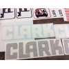 Clark New Clark forklift decal kit with safety decals.