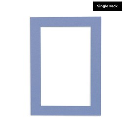 12x16 Mat Bevel Cut for 9.5x13 Photos - Acid Free Brittany Blue Precut Matboard - For Pictures, Photos, Framing - 4-ply Thickness