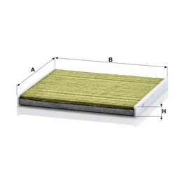 Original MANN-FILTER Interior Filter FP 1828 – FreciousPlus biofunctional pollen filter – For passenger cars