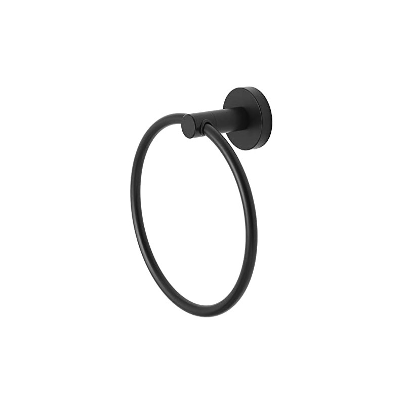 Matte Black Towel Ring