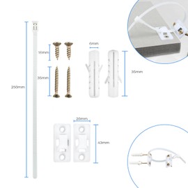 [Loimon 12-Pack Heavy-Duty Anti-Tip Fixation Anchors] Drill-Required & Manual Installation | Earthquake-Secure Furniture Wall Mounts for Baby Proofing Cabinets, TVs, Bookshelves | Child Safety Home Security Device for Australian Households