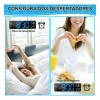 Reloj De Pared Digital Con Termómetro, Alarmas Y Calendario