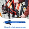 GIONAR Chain Checker, Chain Wear Indicator Gauge for Road Bike