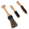 3pcs Barber Brush Set Professional Soft Bristles Portable Barber Neck
