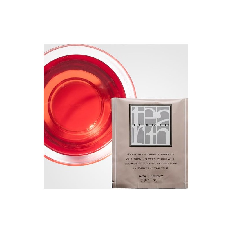 TEARTH Herbal Tea Acai Berry Tea Bags Individually Packaged 28