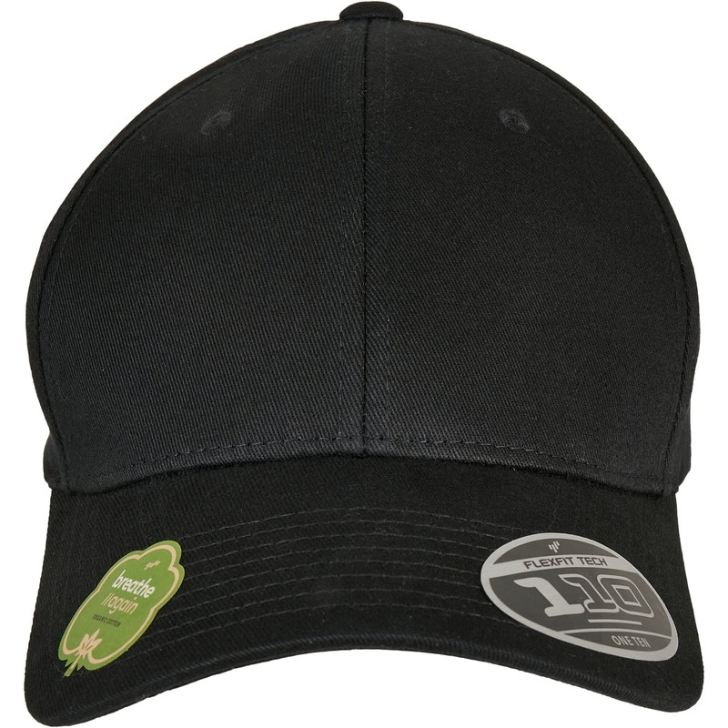 Flexfit 110 Organic Cap Baseball, Black, One Size