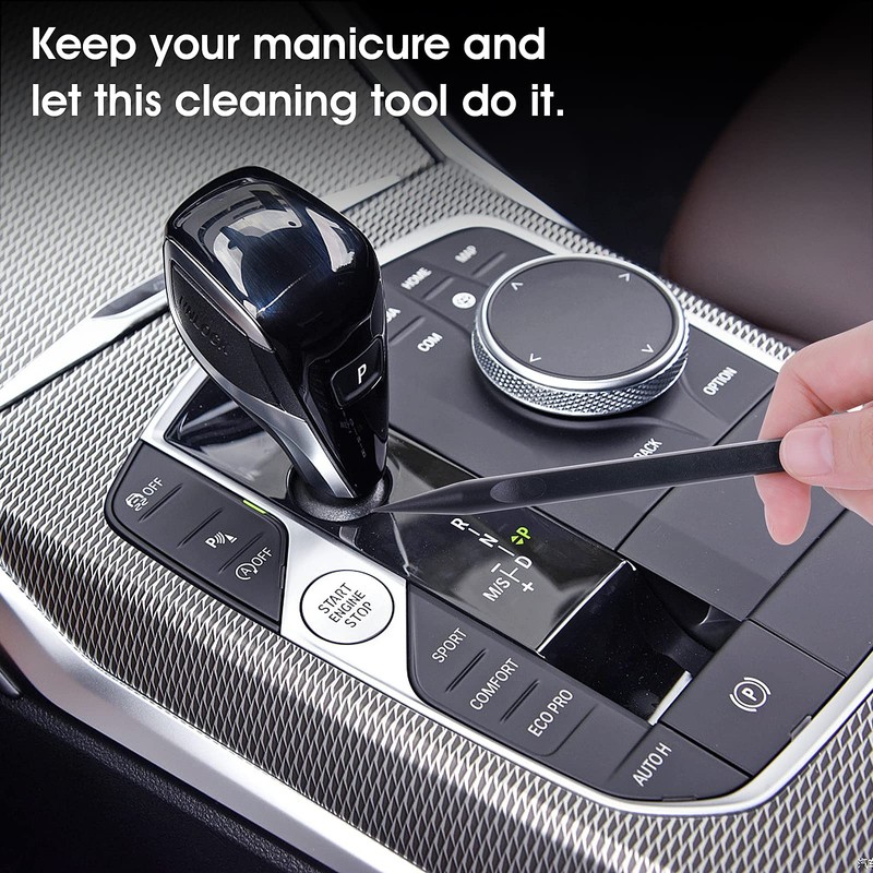 9 Pieces Plastic Scraper Tool Carbon Fiber Multi-Purpose Scraper Scratch