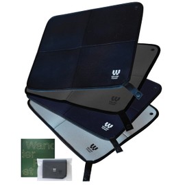 Wander Forest Sauna Mat, Wetsuit Material, Ultra-thin, Foldable, Sauna Goods, Compact, Men's, Women's, Washable, Sauna Hat, Pool Mat, Butt Mat, 1 Piece, Lightweight, Waterproof, Storage Bag Included