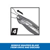 Lenox Tools Ergonomic Utility Knife, Fast Snap with Magnetic Blade