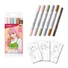 Copic Ciao Illustration Mini Cute Set, 5 Alcohol-markers + 1