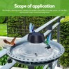 Solar Water Wiggler for Bird Bath,5V 0.5W Round Shaped Solar