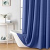 Aiyufeng Extra Long Royal Blue Shower Curtain 96 Inch Long,