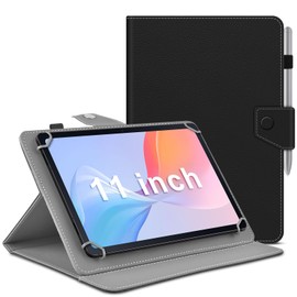 KATUMO Universal Case for All 11 inch Tablet, Folio Leather Case Compatible with Doogee T30S/ Blackview Tab 90 WIFI/OUKITEL OT11/ TECLAST P50/ Cheerjoy Tablet 11 inch, Portable Cover with PenHolder
