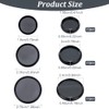 BENECREAT 33Pcs Black Book Binding Discs, 3 Size ABS Plastic