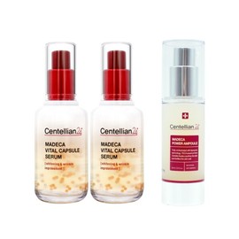 Madeca Vital Capsule Serum 50ml 2 + Madeca Power Ampoule 30ml / 마데카 바이탈 캡슐 세럼 50ml 2개 + 마데카 파워 앰플 30ml