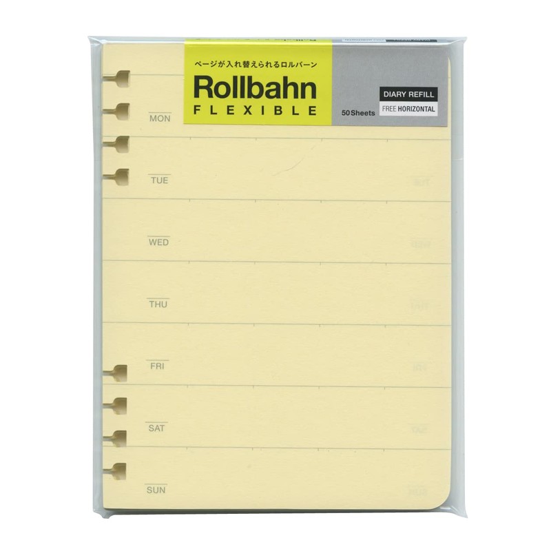 Delphonics Rolburn Flexible Diary Refill Free Horizontal M
