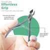 Cuticle Trimmer with Cuticle Pusher Professional Stainless Steel Cuticle Remover