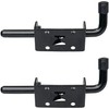 2 PCS Heavy Duty Spring Bolt Latches Black Spring Gate