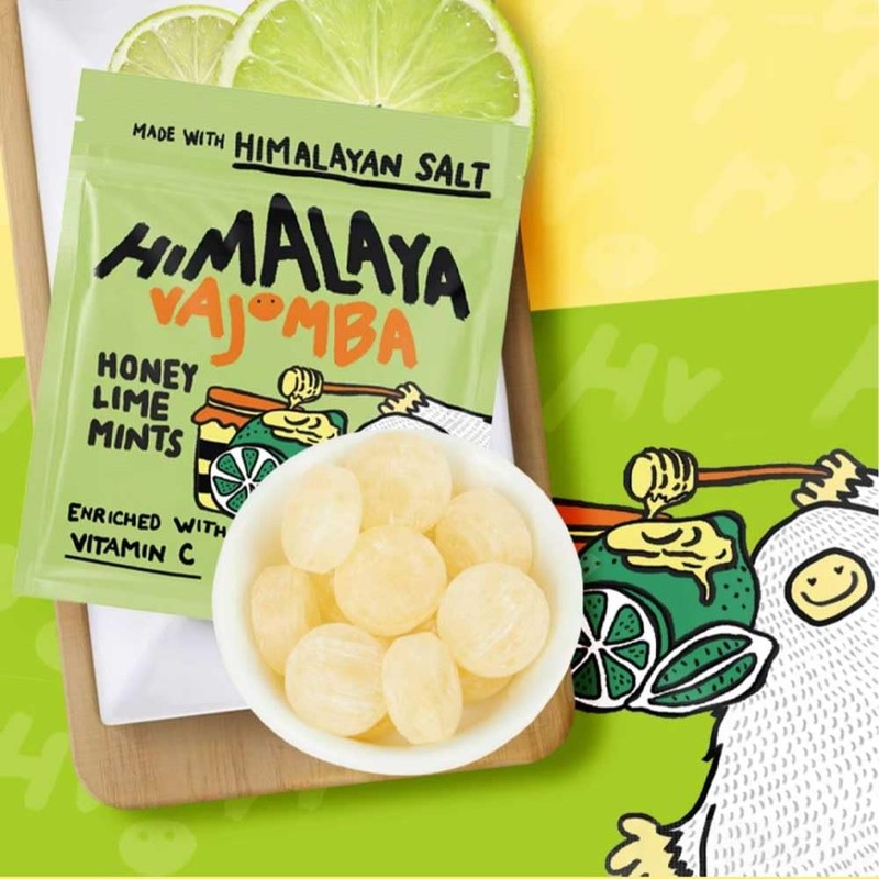 Himalaya Vajomba Candy (Honey Lime Mints) 180G (12 X 15G)